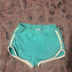 Hanna Andersson Teal Shorts with White Trim
